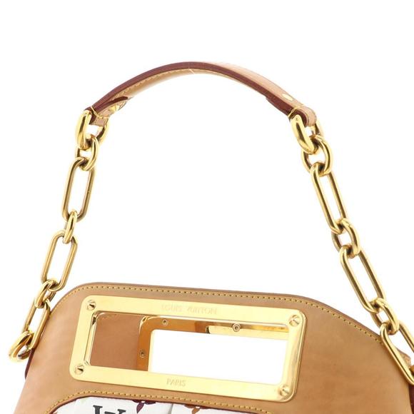 Louis Vuitton Judy Multicolor Shoulder Bag White - Picture 5 of 6